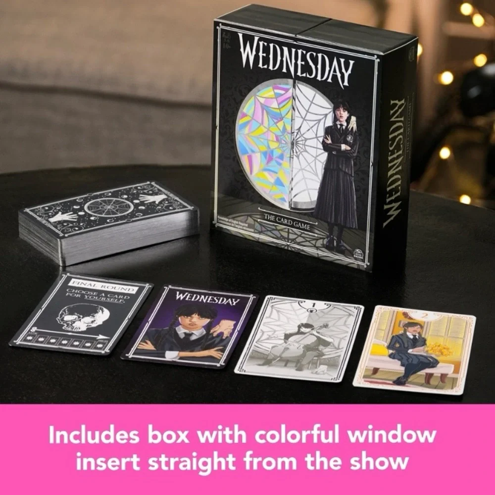 5/$25 Wednesday Card Game, Premium Foil Cards from The Hit TV Series, new